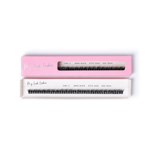 C Curl Black Ribbon Lash - Sofia Style