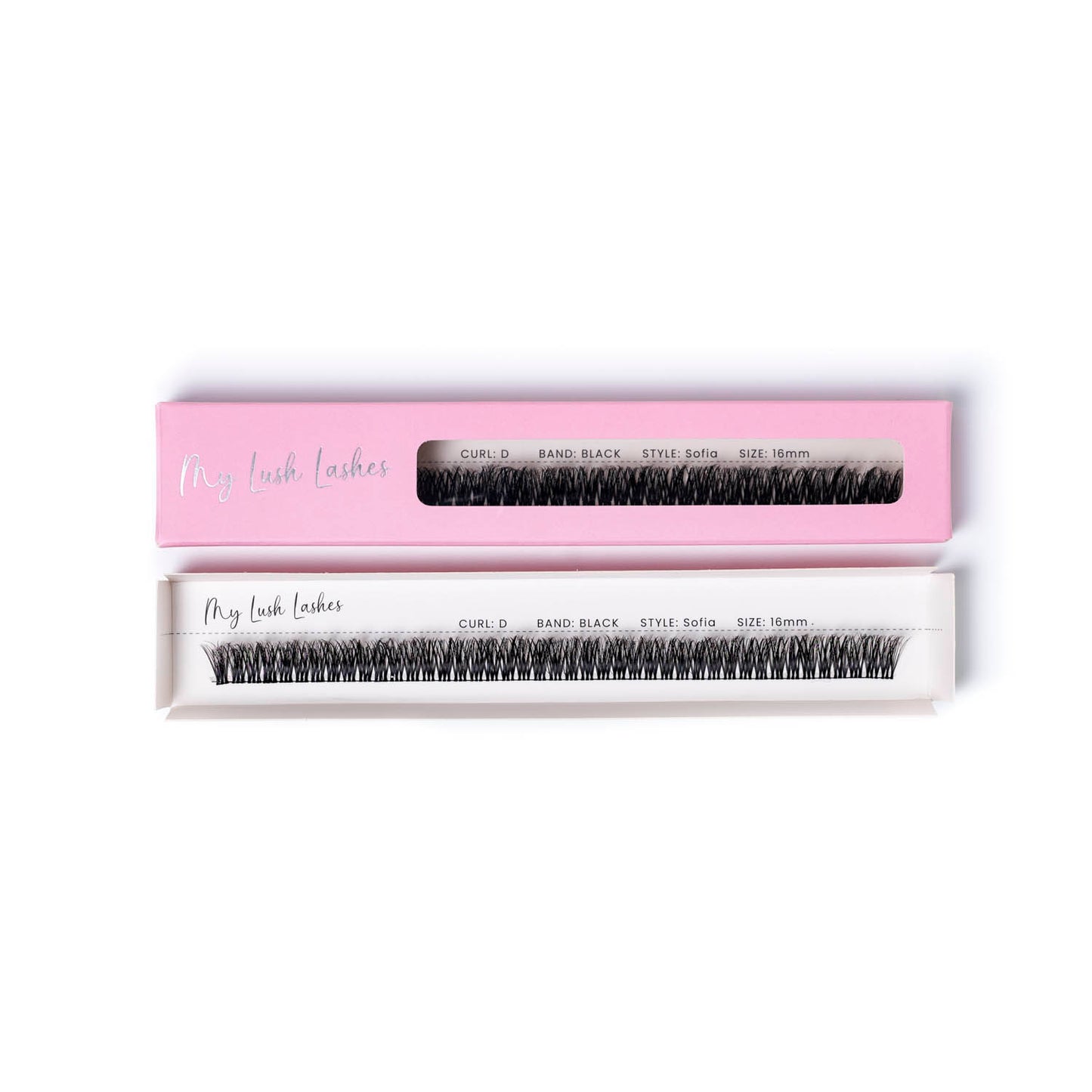 D Curl Black Ribbon Lash - Sofia Style