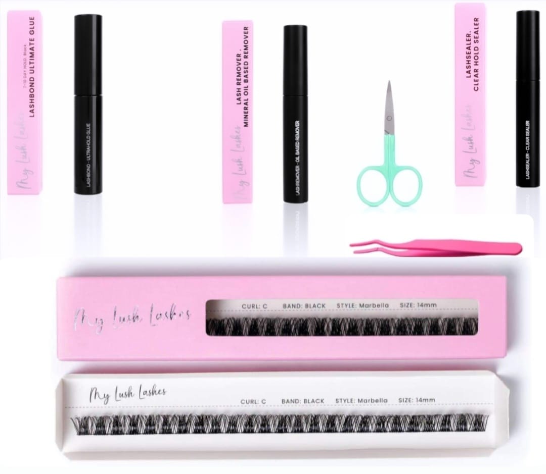 D Curl Black Ribbon Lash - Marbella Style Starter Kit
