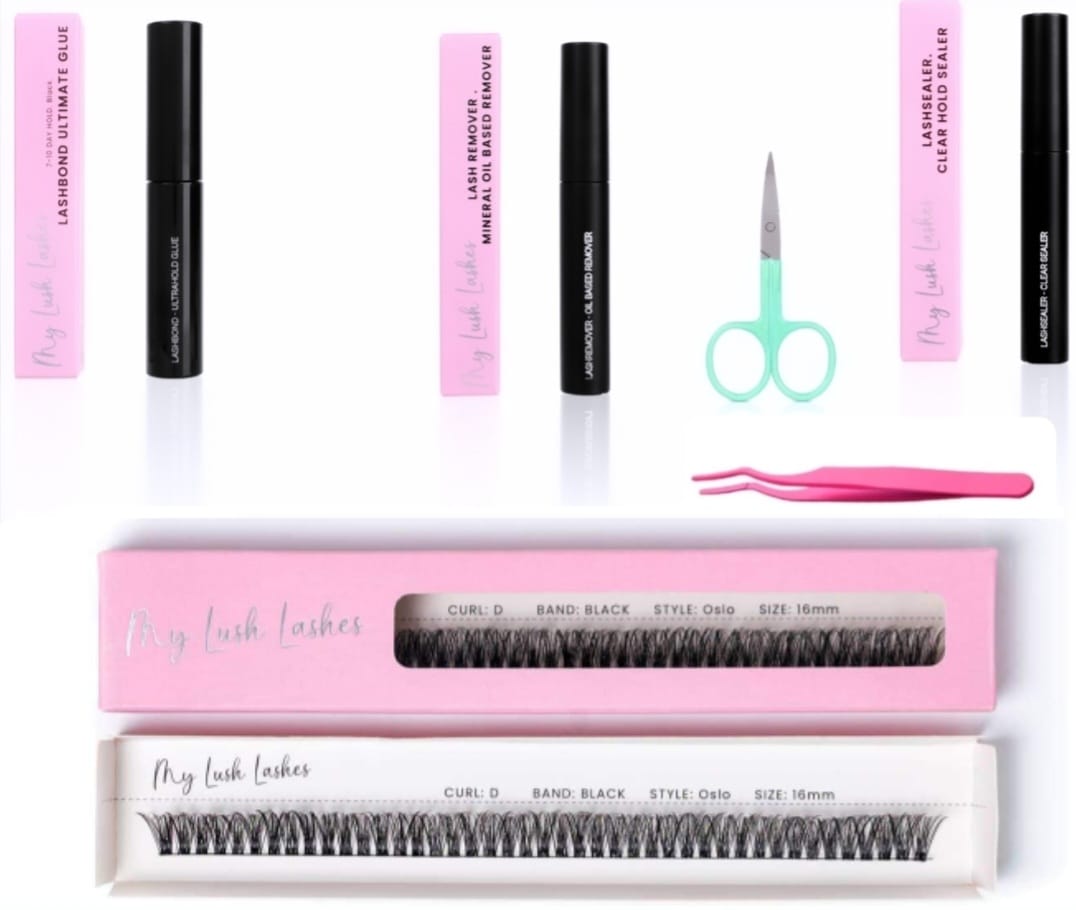 C Curl Black Ribbon Lash - Oslo Style Starter Kit