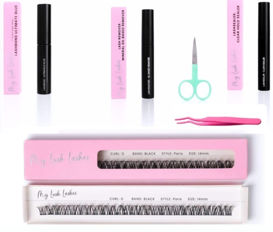 C Curl Black Ribbon Lash - Paris Style Starter Kit
