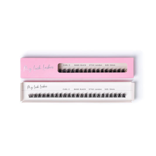 C Curl Black Ribbon Lash - London Style