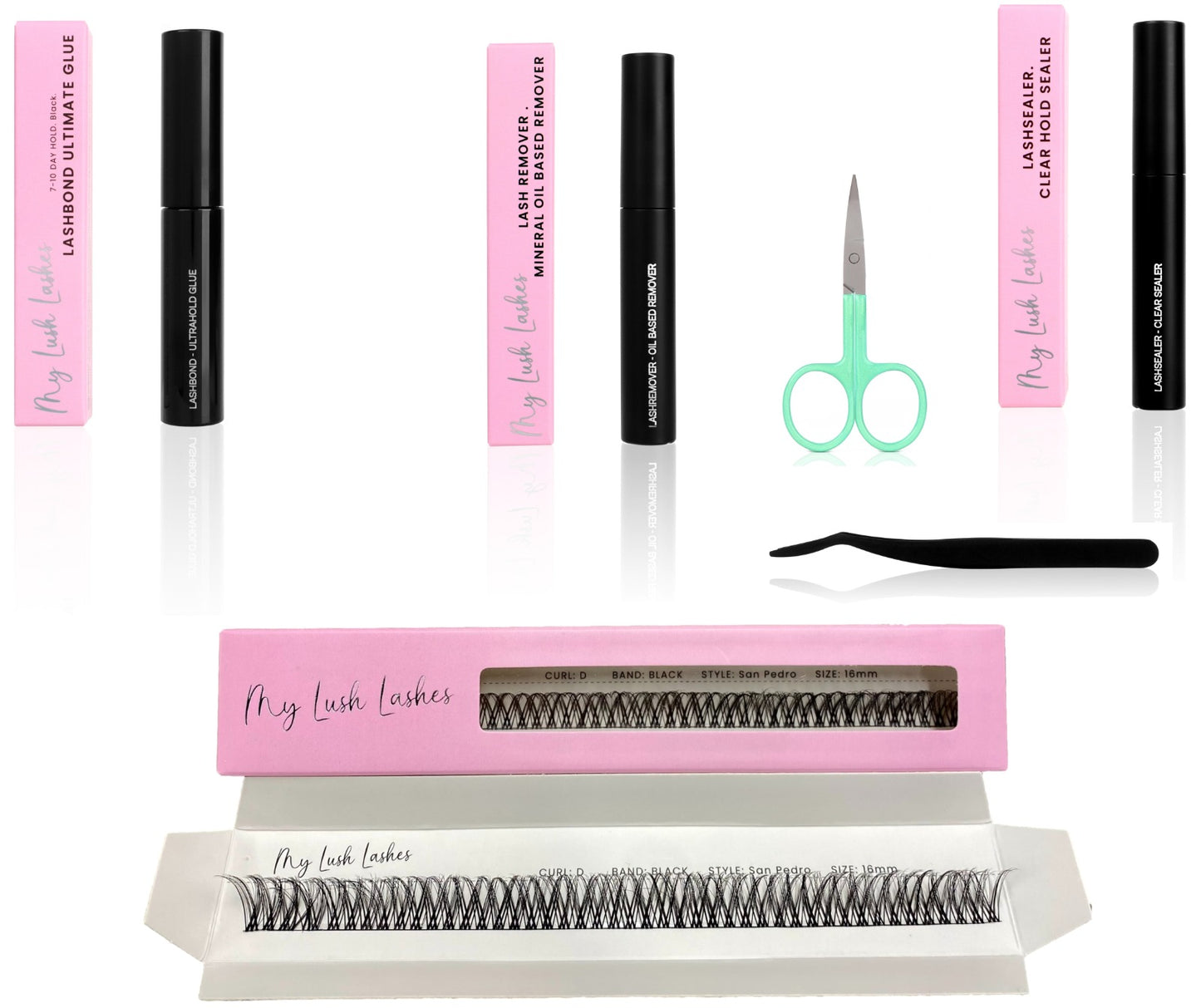 C Curl Black Ribbon Lash - Paris Style Starter Kit